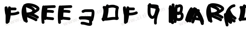 Free 3 of 9 Barcode字体转换